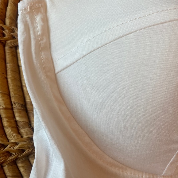 New Cider White Bandeau Bustier with Culture Band - Picture 4 of 14